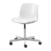 SNILLE Swivel chair, white - 790.462.60