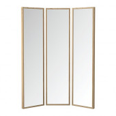 STAVE Mirror, white stained oak - 698.758.76