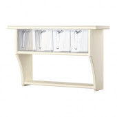 STENSTORP Wall shelf with drawers, white - 602.021.04
