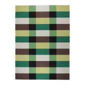 STOCKHOLM Rug, flatwoven, handmade checkered, checkered green green - 902.394.22
