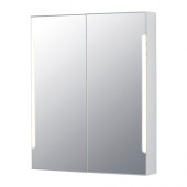 STORJORM Mirror cabinet w/2 doors & light, white - 202.500.69