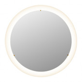 STORJORM Mirror with integrated lighting, white - 302.500.83