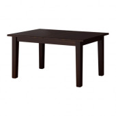 STORNÄS Extendable table, brown-black - 201.768.47