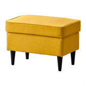 STRANDMON Footstool, Skiftebo yellow - 503.004.35