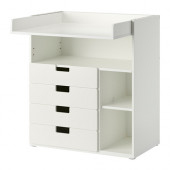 STUVA Changing table with 4 drawers, white
$169.00 - 790.465.47