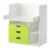 STUVA Desk with 3 drawers, white, green
$151.50 - 190.473.66