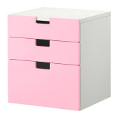 STUVA 3-drawer chest, pink
$89.00 - 099.296.79