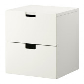 STUVA 2-drawer chest, white - 499.296.63