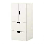 STUVA Storage combination w doors/drawers, white, white
$135.00 - 298.766.70
