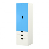 STUVA Storage combination w doors/drawers, white, blue
$194.00 - 898.766.53