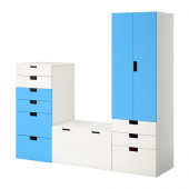 STUVA Storage combination, white, blue
$432.99 - 290.176.13