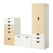 STUVA Storage combination, white, birch
$432.99 - 490.327.97
