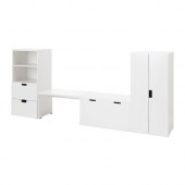 STUVA Storage combination with bench, white, white
$332.98 - 298.759.58