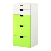 STUVA Storage combination with drawers, white, green
$159.00 - 998.766.43
