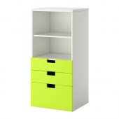 STUVA Storage combination with drawers, white, green
$119.00 - 590.177.39
