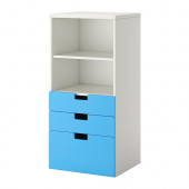 STUVA Storage combination with drawers, white, blue
$119.00 - 990.177.42