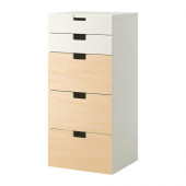 STUVA Storage combination with drawers, white, birch
$159.00 - 890.289.15