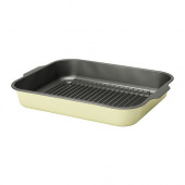 SUTARE Roasting pan with grill rack, light yellow - 401.883.78