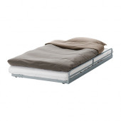 SVÄRTA Pull-out bed, silver color - 302.479.91