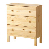 TARVA 3-drawer chest, pine - 902.196.12