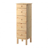 TARVA 5-drawer chest, pine - 202.805.99