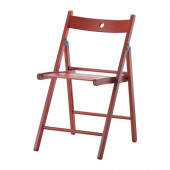 TERJE Folding chair, red - 402.256.77