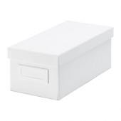 TJENA Box with lid, white - 502.636.21