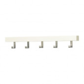 TJUSIG Wall/door rack with knobs, white - 702.426.56