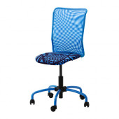 TORBJÖRN Swivel chair, blue Kvarnatorp blue - 602.179.02