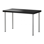 TORNLIDEN /
ADILS Table, black-brown, silver color - 690.047.55