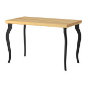 TORNLIDEN /
LALLE Table, pine veneer, black - 190.472.53