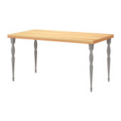 TORNLIDEN /
NIPEN Table, pine veneer, gray - 299.309.12