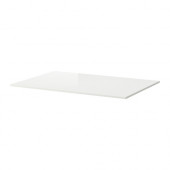 TORSBY Table top, high gloss white - 602.563.14