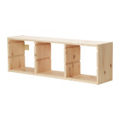 TROFAST Wall storage, light white stained pine pine - 203.087.01