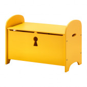 TROGEN Storage bench, yellow - 002.685.41