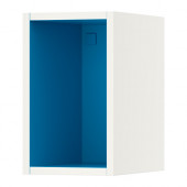 TUTEMO Open cabinet, white, blue - 002.783.52