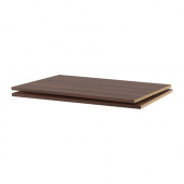 UTRUSTA Shelf, wood effect brown - 102.655.42