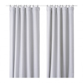 VILBORG Curtains, 1 pair, light gray
$49.99 - 203.013.23