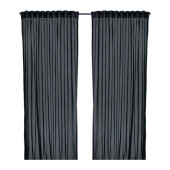 VIVAN Curtains, 1 pair, black - 702.975.59