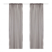 VIVAN Curtains, 1 pair, gray - 302.975.61